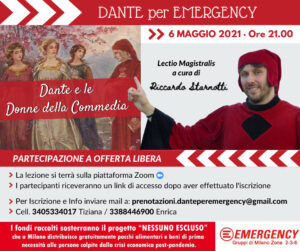 Locandina Newsletter Dante x Emergency
