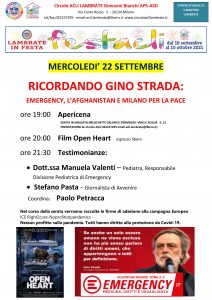 Ricordo GINO STRADA